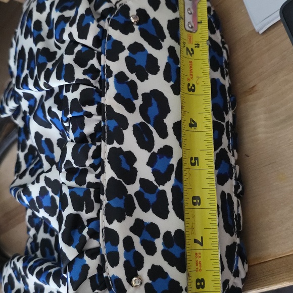 Kate Spade Blue and Black Shoulder Bag with Animal Print - Picture 8 of 8